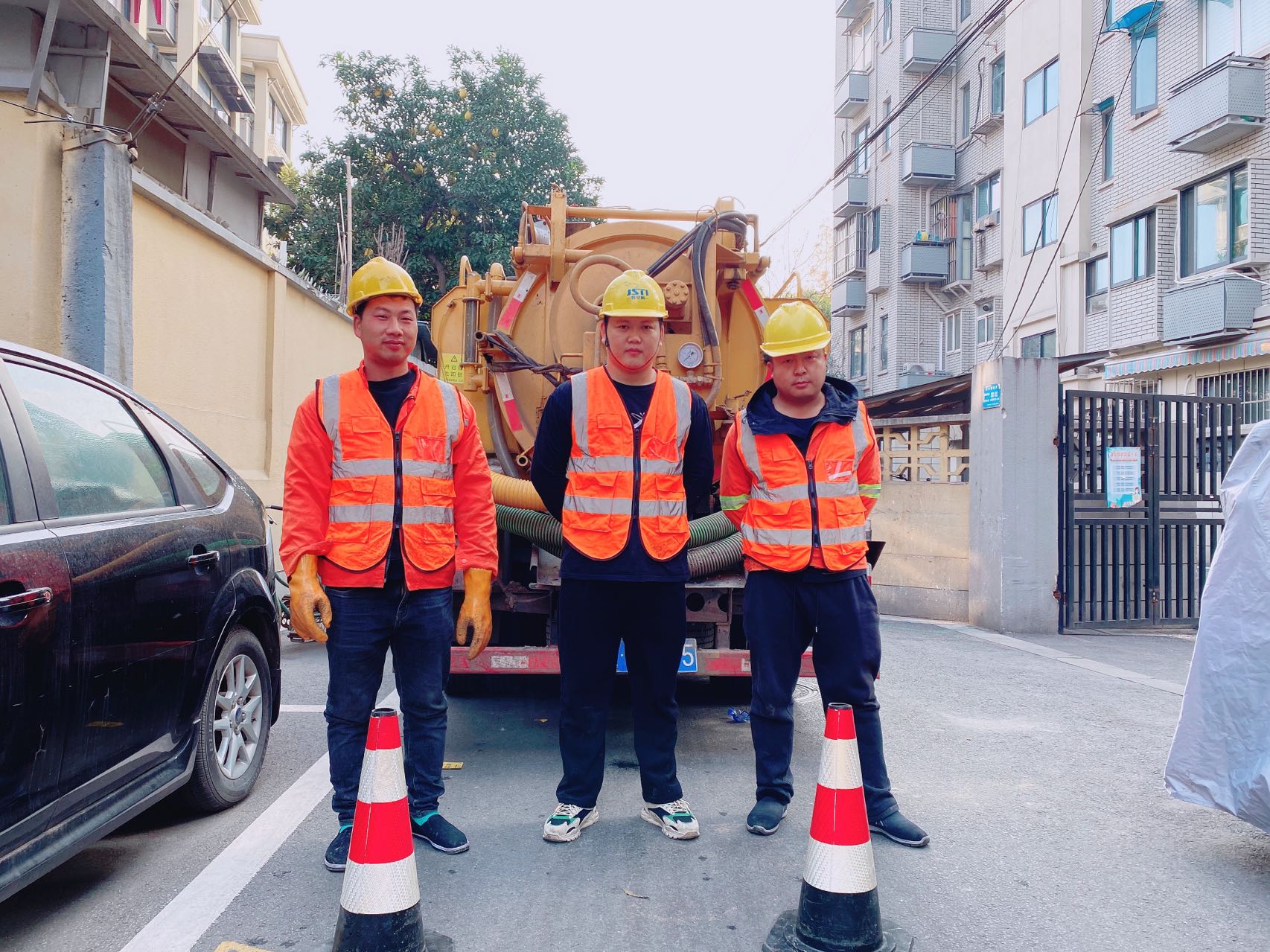 科技园南京某小区管道清淤检测施工